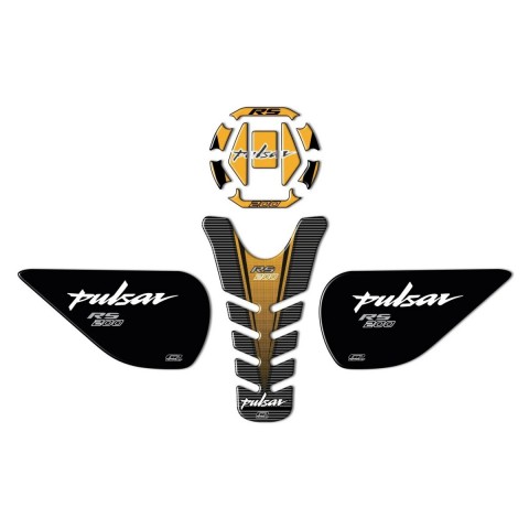 Gp Kompozit Tank Pad Seti Sarı Bajaj Pulsar Rs 200 2015-2020