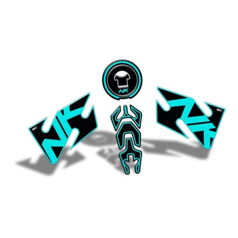 Gp Kompozit Tank Pad Seti Turkuaz Cfmoto 400 650 Nk 2020