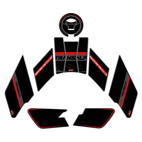 Gp Kompozit Tank Pad Siyah Honda Xl 750 L Transalp 2023-2024
