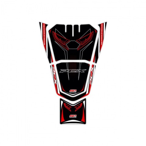 Gp Kompozit Tank Pad Siyah-kırmızı Honda Pcx 125 2021-2024