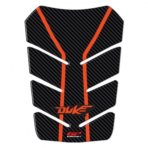 Gp Kompozit Tank Pad Turuncu-karbon Ktm Duke 250 2011-2023