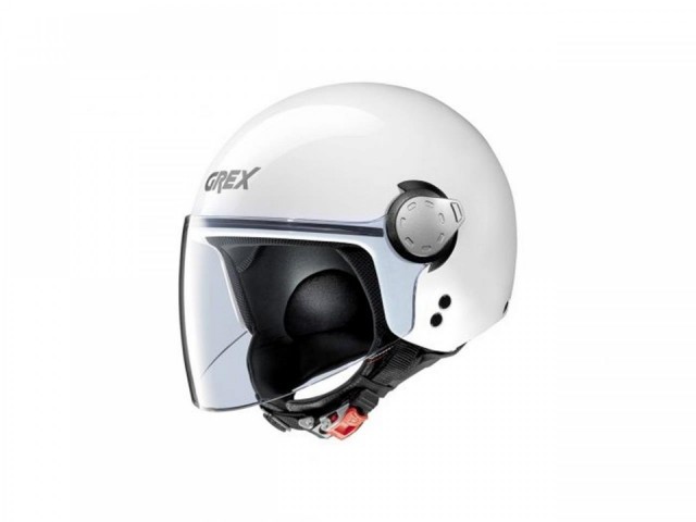 Grex G3.1 E Kınetıc Yarım Kask Metal Beyaz