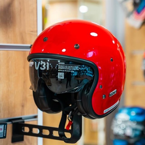 Hjc V31 Yarım Kask Kırmızı