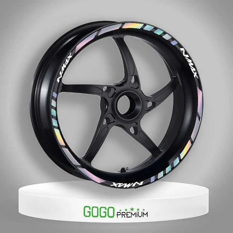 Hologramlı Iı Yamaha Nmax Uyumlu 1 Set Jant Şeridi