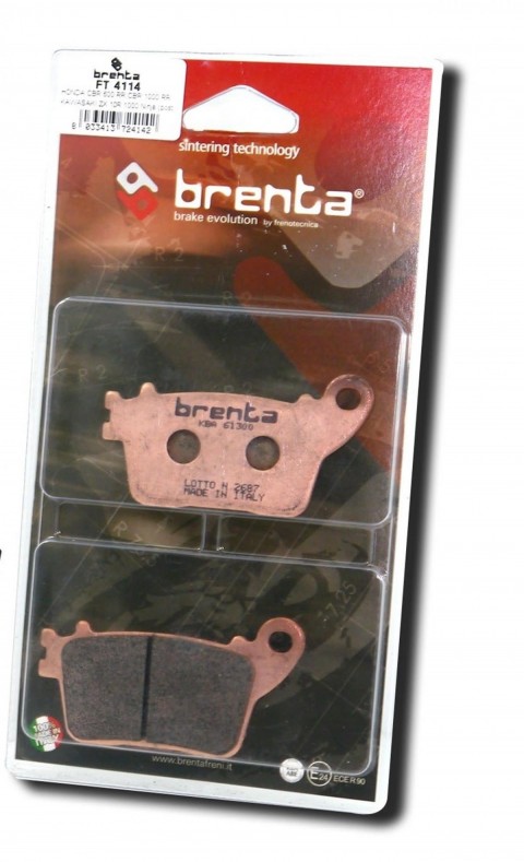 Honda Cbr Rr (rad.cal) Abs 600cc 2009-17 Arka Fren Balatası Brenta Sinter Metal