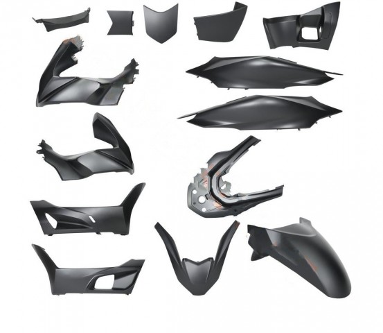 Honda Pcx125  2021 - 2024 Siyah Kaporta Seti Monero