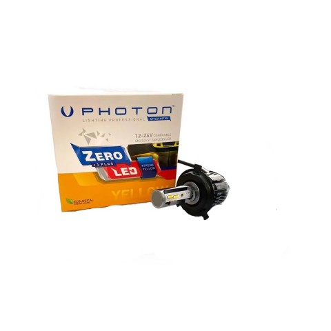 Honda Spacy 110 Far Ampulü Led +3 Plus H4 Xtreme Zr3724 Xy Zero 12v 24v Sarı Işık Photon