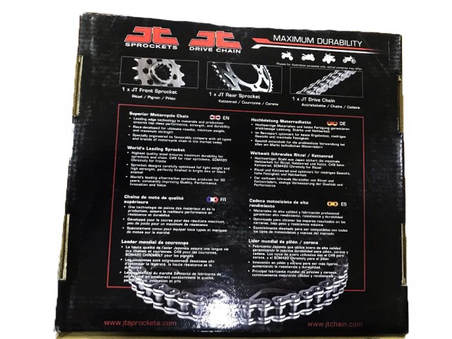 Jt Krom Zincir Dişli Seti 520-120 Honda Cbr250r 108l