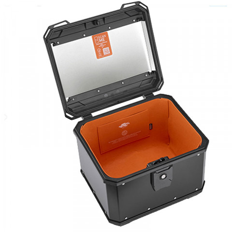 Kappa Alüminyum Çanta Siyah 50lt Kmx500b (tabla Dahil)