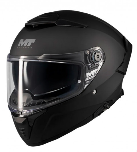 Kask Mt Ff18sv Thunder 4 Sv Pure A1 Mat Siyah Full Face (kapalı Kask)