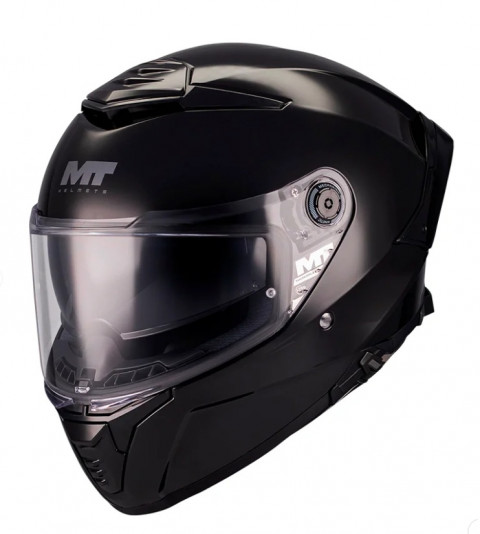 Kask Mt Ff18sv Thunder 4 Sv Pure A1 Parlak Siyah Full Face (kapalı Kask)