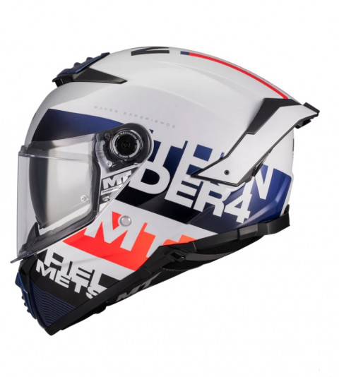 Kask Mt Ff18sv Thunder 4 Sv Waves A17 Parlak Full Face (kapalı Kask)