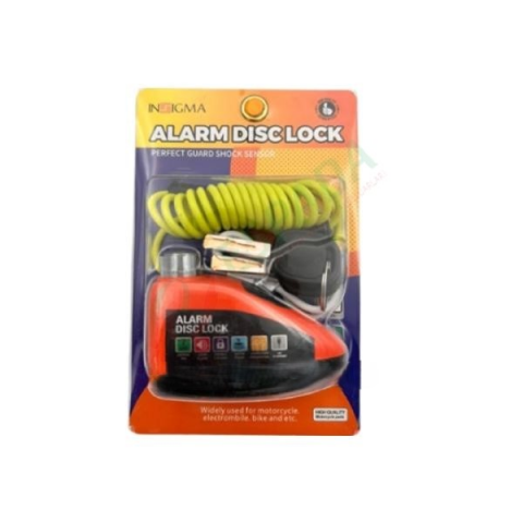 Kırmızı-siyah Alarm Disk Kilit Çinko