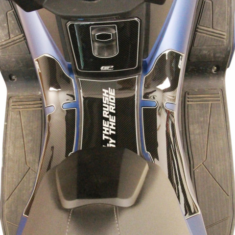 Kymco Xciting S 400 2021-2022 Uyumlu Tank Pad Karbon Gp Kompozit