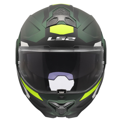 Ls2 Advant 2 Trıple Mat Siyah-yeşil-neon Sarı Kask