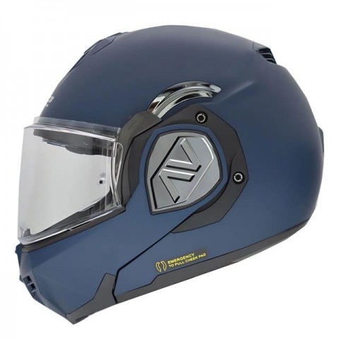 Ls2 Advant Çene Açılır Kask Mat Navy Mavi