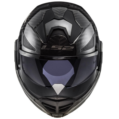 Ls2 Advant X Karbon Çene Açılır Kask Siyah