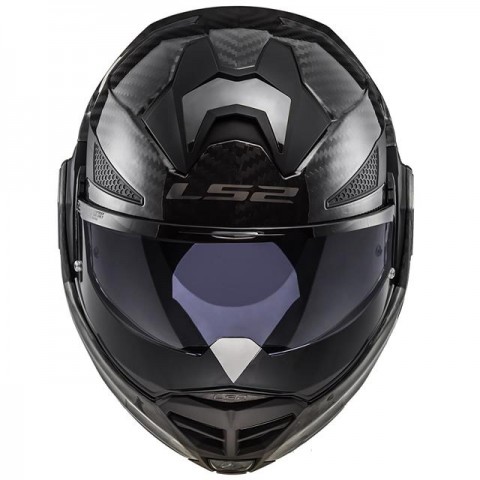 Ls2 Advant X Karbon Çene Açılır Kask Siyah