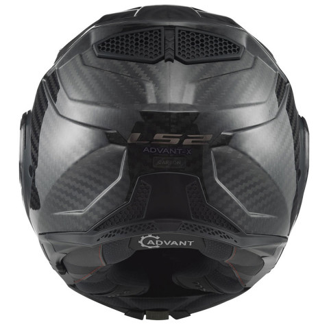 Ls2 Advant X Karbon Çene Açılır Kask Siyah