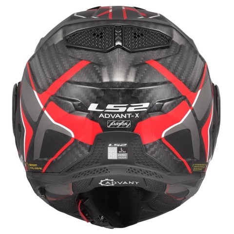 Ls2 Advant X Karbon Future 2 Kırmızı Çene Açılır Kask 2X-LARGE