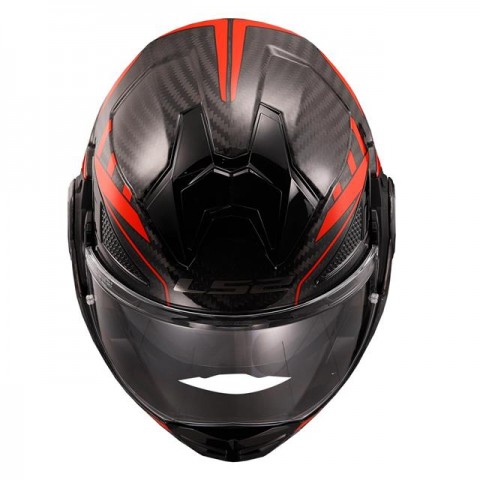 Ls2 Advant X Karbon Future Çene Açılır Kask Kırmızı SMALL