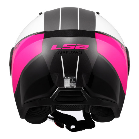 Ls2 Aırflow 2 Cover Yarım Kask Mat Pembe - Beyaz