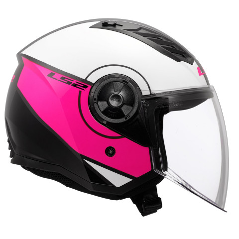 Ls2 Aırflow 2 Cover Yarım Kask Mat Pembe - Beyaz