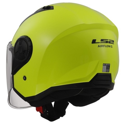 Ls2 Aırflow 2 Yarım Kask Neon Sarı 2X-LARGE
