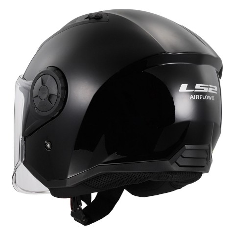 Ls2 Aırflow 2 Yarım Kask Siyah LARGE