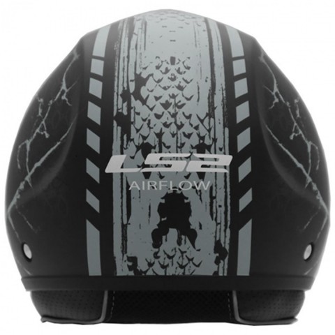 Ls2 Aırflow Snake Yarım Kask Mat Siyah-tıtanıum