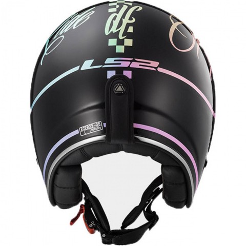 Ls2 Bobber Rusty Yarım Kask Siyah X-LARGE