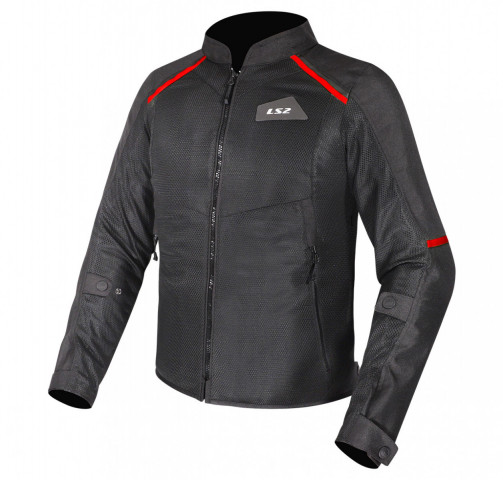 Ls2 Breeze Mont Siyah-kırmızı