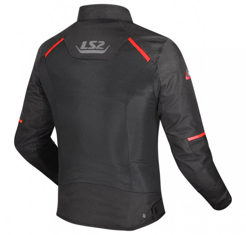 Ls2 Breeze Mont Siyah-kırmızı