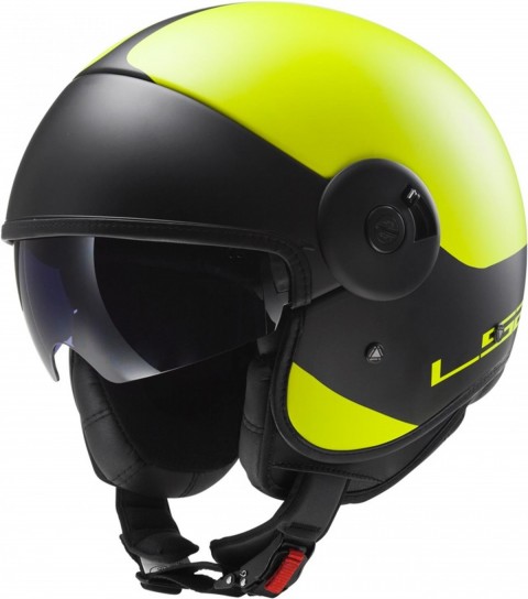 Ls2 Cabrıo Yarım Kask Mat Sarı