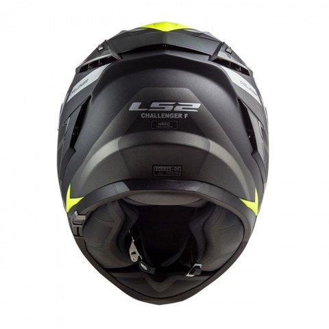 Ls2 Challenger Allert Kapalı Kask Mat Tıtanıum-neon Sarı