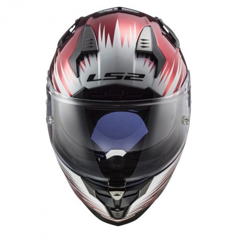 Ls2 Challenger Magıc Kapalı Kask Kırmızı-siyah-beyaz