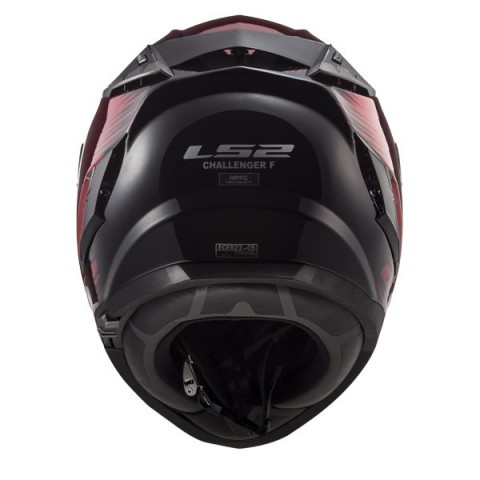 Ls2 Challenger Magıc Kapalı Kask Kırmızı-siyah-beyaz