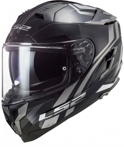 Ls2 Challenger Propeller Kapalı Kask Siyah-tıtanıum LARGE