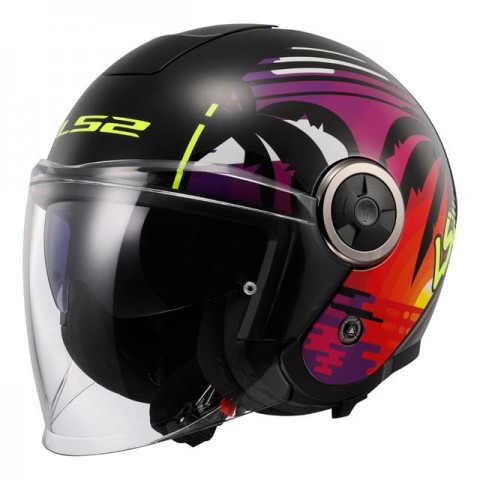 Ls2 Classy Palm Yarım Kask Siyah