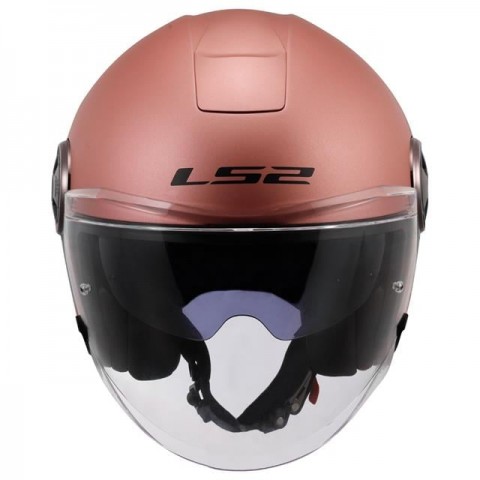 Ls2 Classy Yarım Kask Mat Gold Pembe SMALL