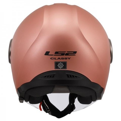 Ls2 Classy Yarım Kask Mat Gold Pembe SMALL
