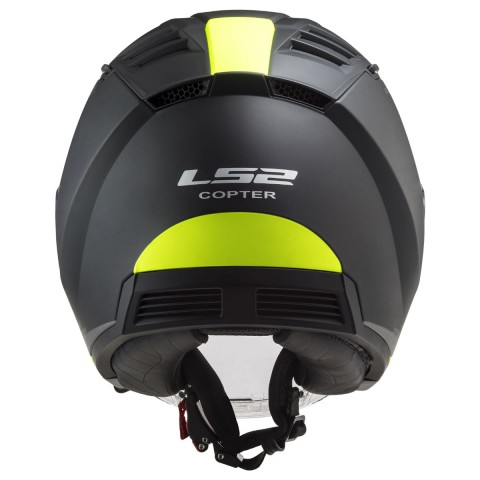 Ls2 Copter 2 Urbane Yarım Kask Mat Siyah-neon Sarı