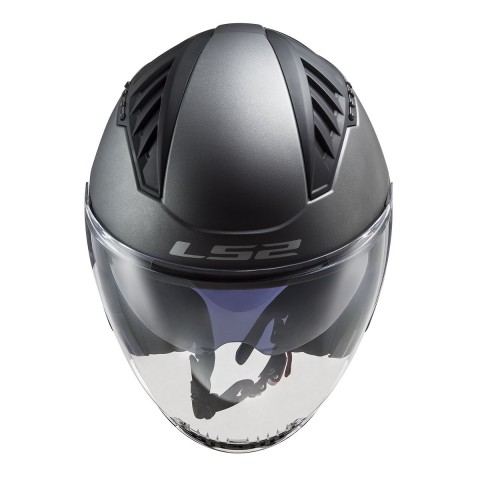 Ls2 Copter 2 Yarım Kask Mat Tıtanıum