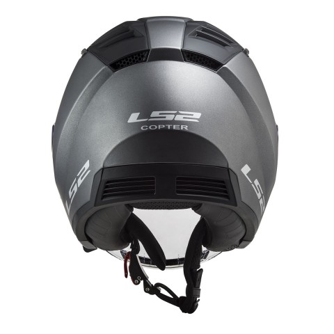 Ls2 Copter 2 Yarım Kask Mat Tıtanıum