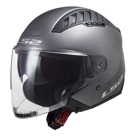 Ls2 Copter 2 Yarım Kask Mat Tıtanıum