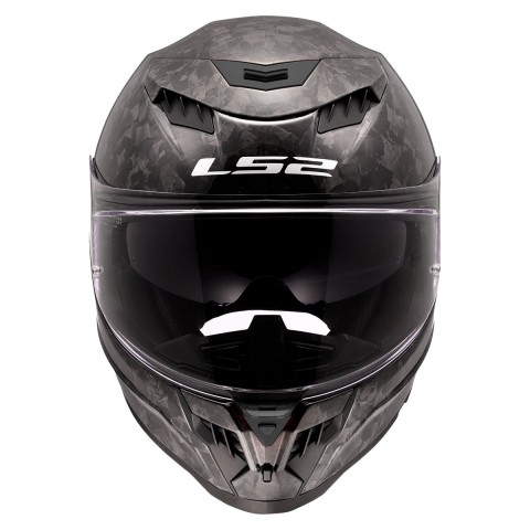 Ls2 Dragon Forged Karbon Kapalı Kask Siyah
