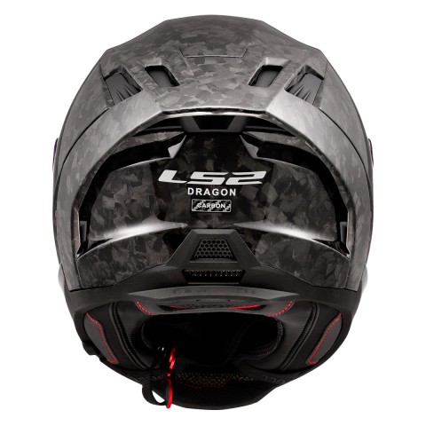 Ls2 Dragon Forged Karbon Kapalı Kask Siyah