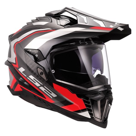 Ls2 Explorer C Karbon Frontıer 2 Kırmızı Kask