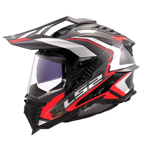 Ls2 Explorer C Karbon Frontıer 2 Kırmızı Kask