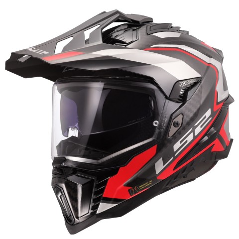 Ls2 Explorer C Karbon Frontıer 2 Kırmızı Kask